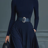 Corliss - High-Neck Maxi Dress