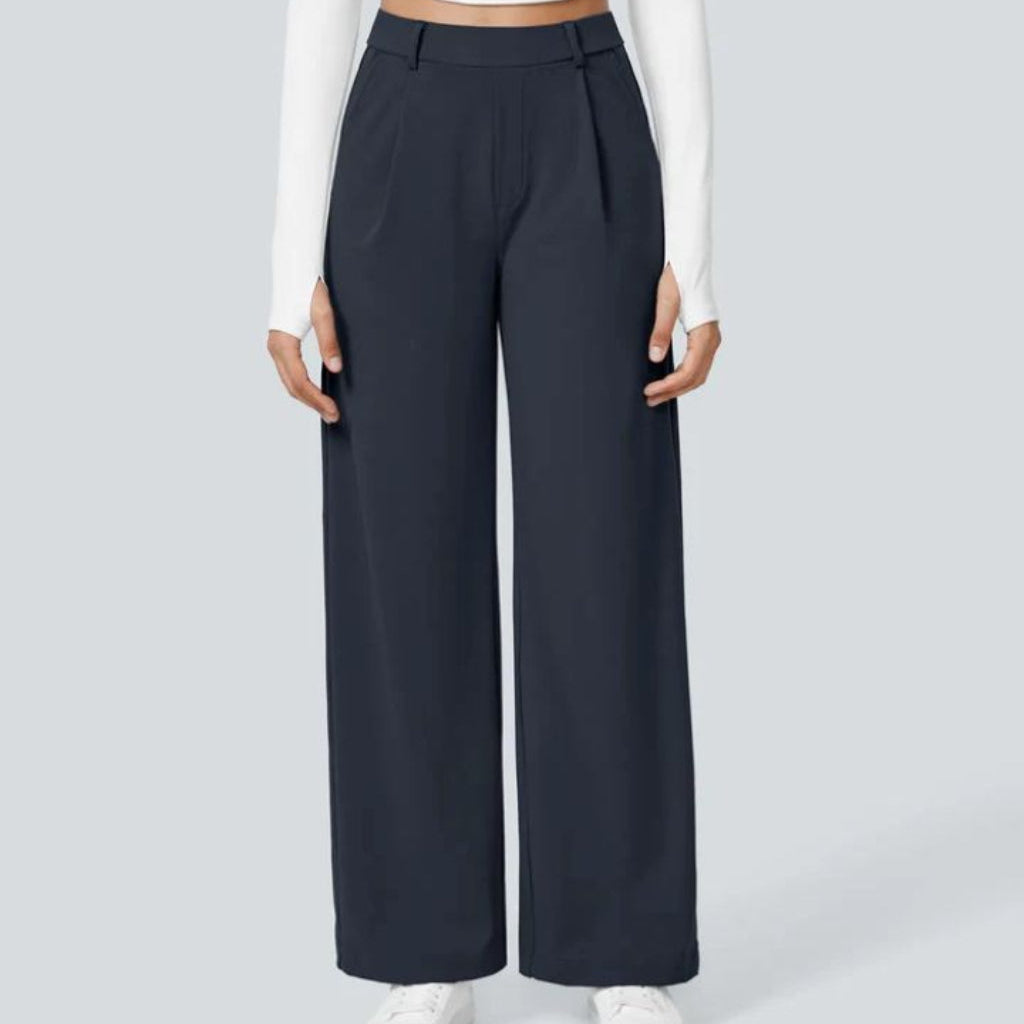 CHARMIE™ - Casual High Waist Straight Leg Pants