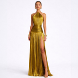 Valeria – Halter Evening Dress Luxurious