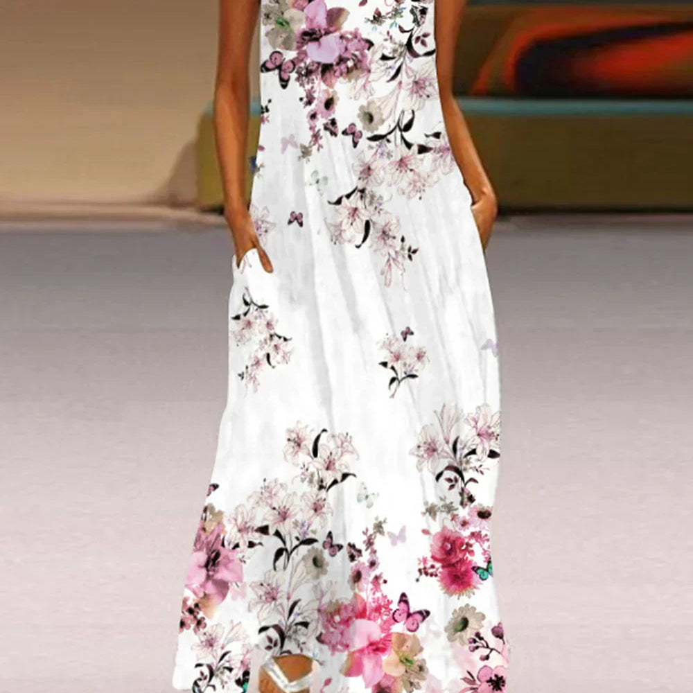 Aurelia™ - Butterfly Bloom A-Line Dress