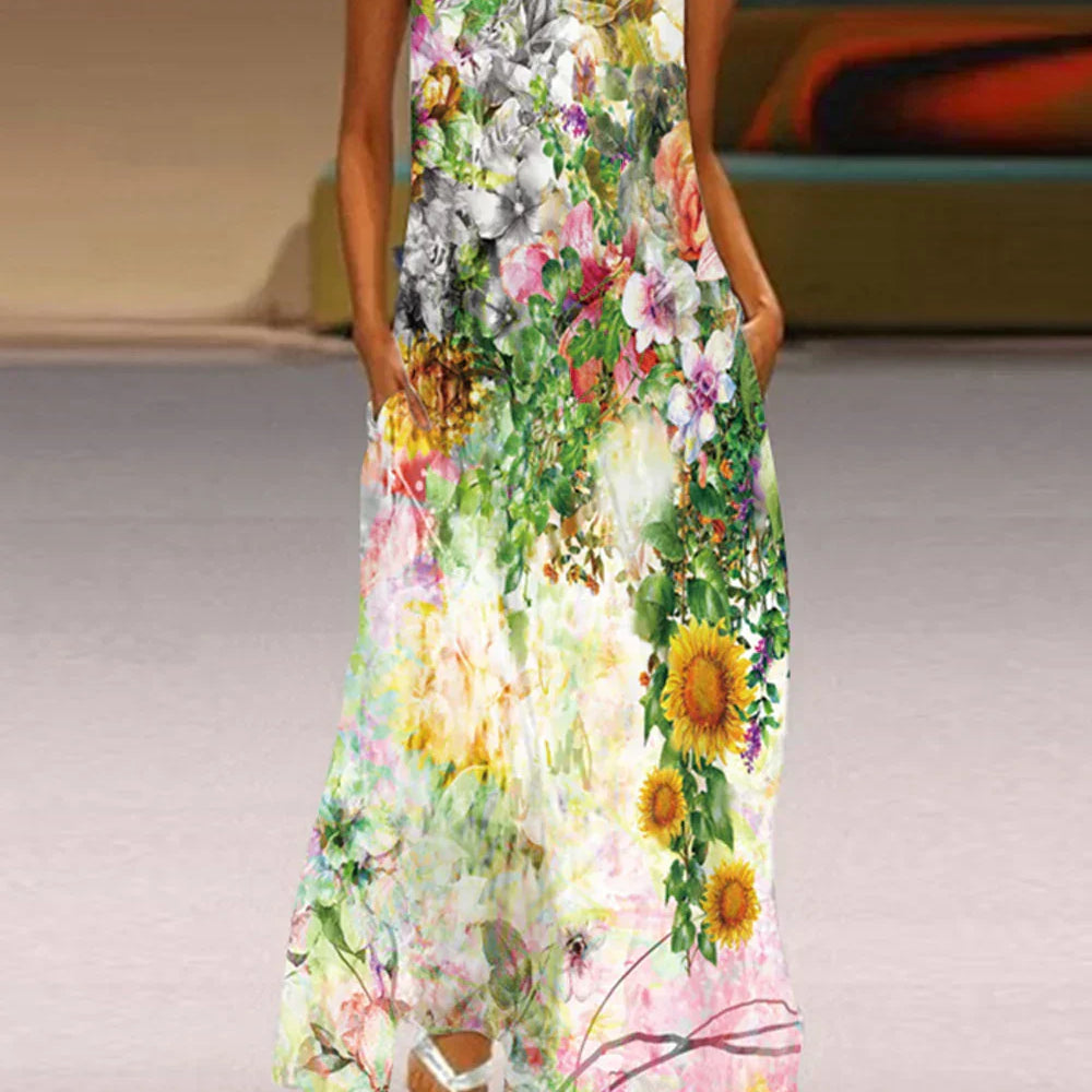 Aurelia™ - Butterfly Bloom A-Line Dress