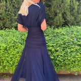 Avery - Elegant Blue Dress