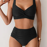 Laluna® | High-Waisted Summer Bikini Set