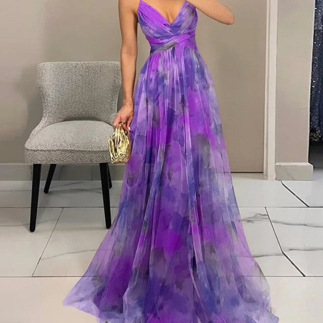 Bella - Elegant Floral Maxi Dress
