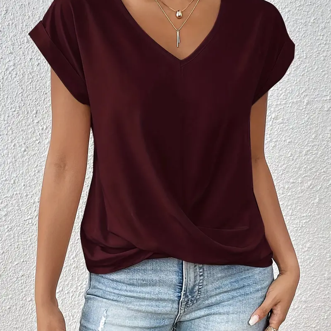 BELLE™ | The Stylish V-Neck Top