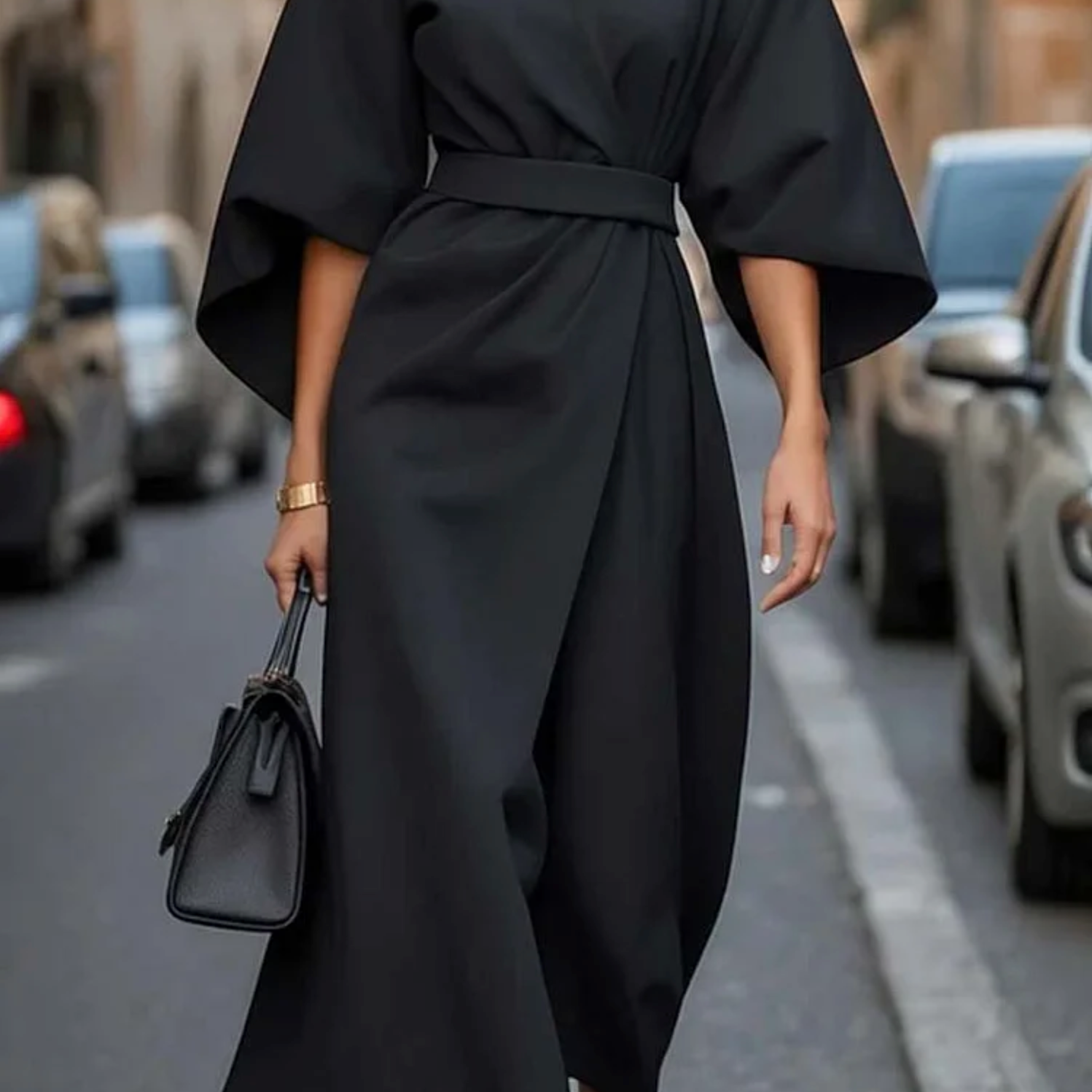 Keira - Eleagnt Sleeve Summer Maxi Dress