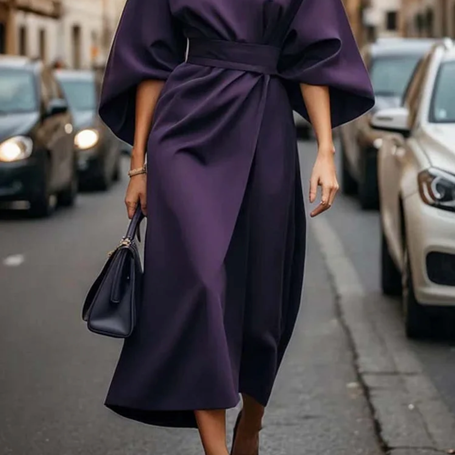 Keira - Eleagnt Sleeve Summer Maxi Dress