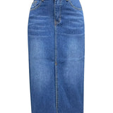 DENISE™ – Classic High-Waist Denim Skirt