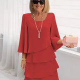 Élise | Elegant flowing dress with ruffles