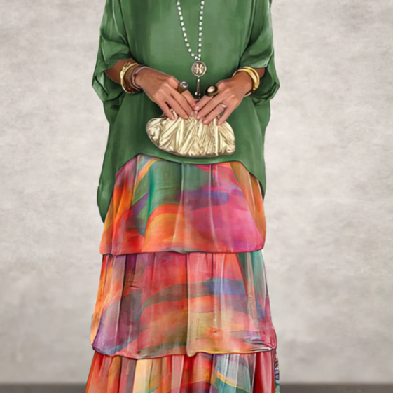 Bonnie - Elegant Flowing Maxi Dress