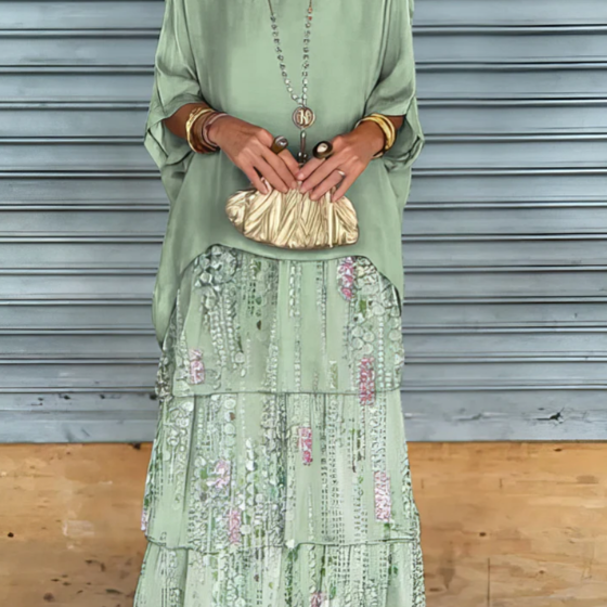 Bonnie - Elegant Flowing Maxi Dress