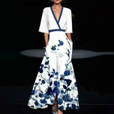 Sophia | Elegant Evening Dress with Floral Pattern
