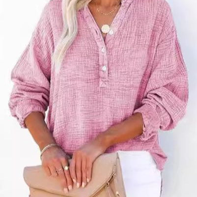 AYLA™ – Casual V-Neck Blouse