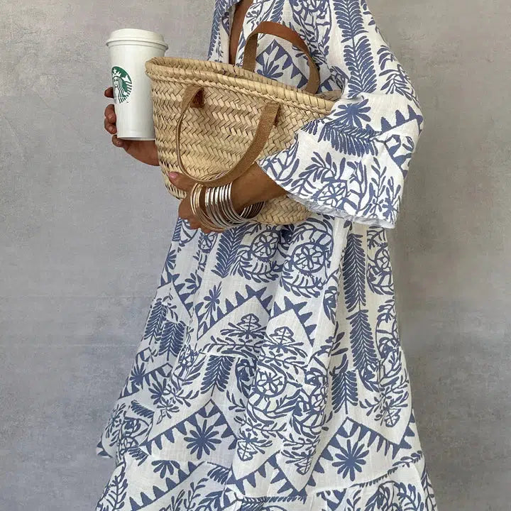 Idalina - Stylish Printed Dress