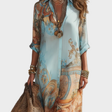 Louisa - Mediterranean Maxi Dress