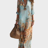 Louisa - Mediterranean Maxi Dress