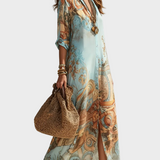 Louisa - Mediterranean Maxi Dress