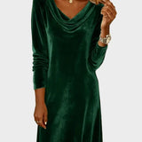 Freya - Loose Velvet Dress