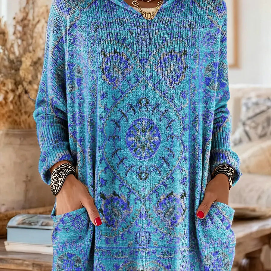 Aimee - Cozy Hooded Knit Sweater