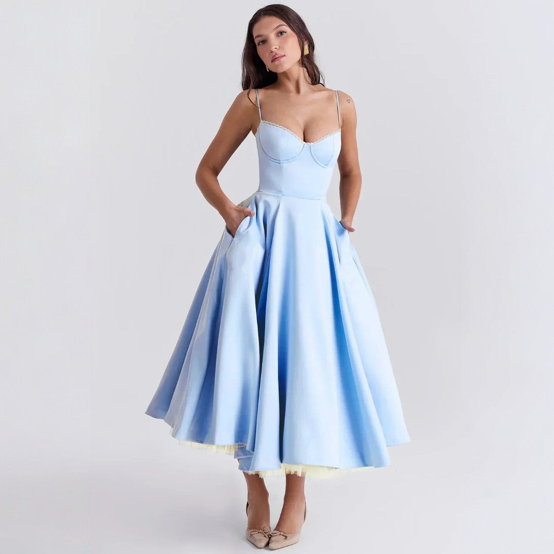 ariella taffeta midi dress Ariella – Luxury Midi Dress – Isadora Vale