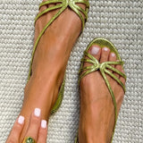 Ginevra | Golden Sandals Summer Elegance