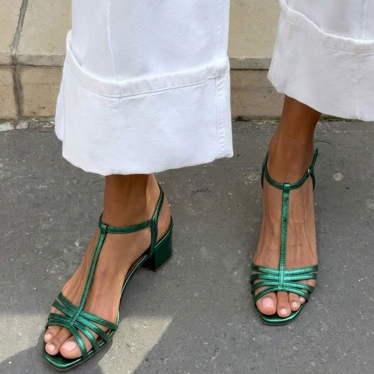 Allegra | Golden Sandals for Everyday Elegance