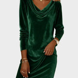 Freya - Loose Velvet Dress
