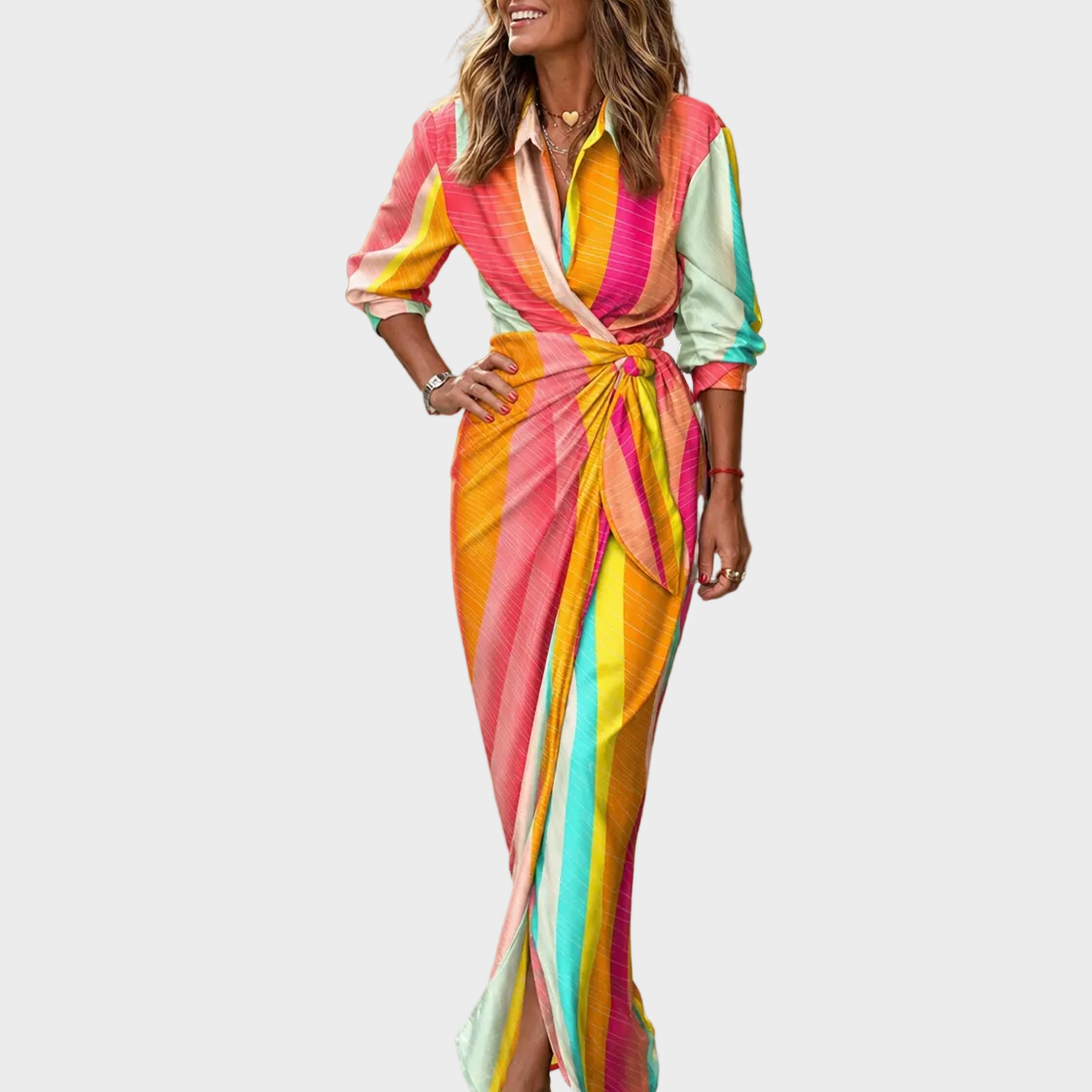 Lola - Maxi Print Dress