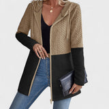 Valentino – Elegant Hooded Grey Cardigan for Women