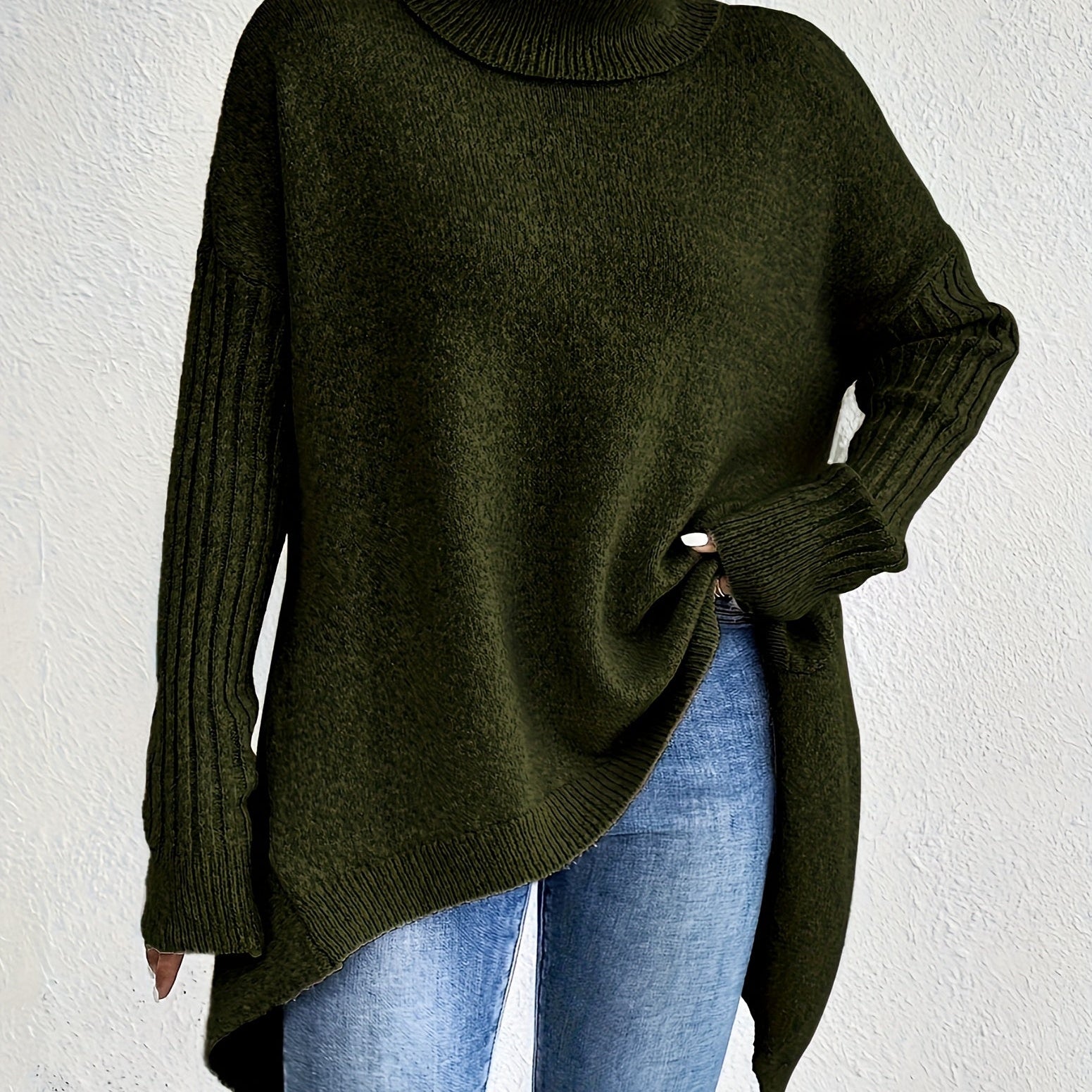Isla - Oversized Turtleneck Sweater