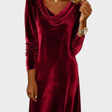 Freya - Loose Velvet Dress
