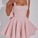 Romy | Dazzling Bow Dress