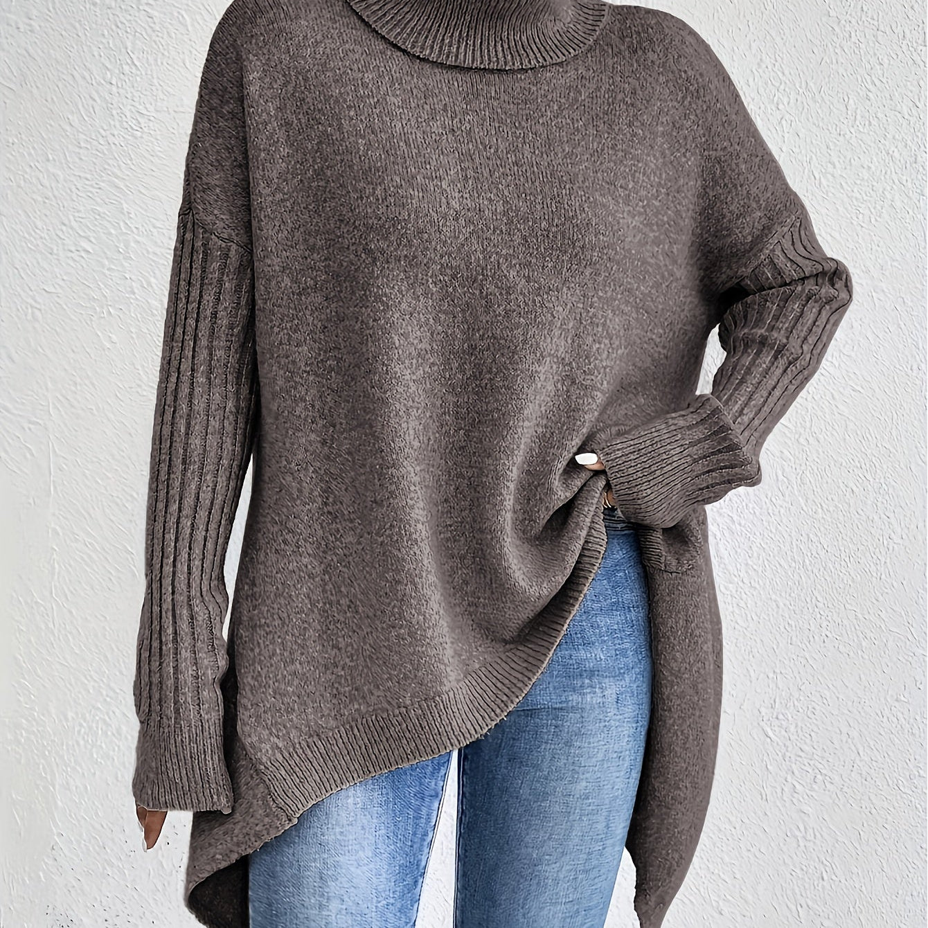 Isla - Oversized Turtleneck Sweater