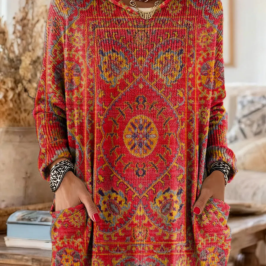 Aimee - Cozy Hooded Knit Sweater