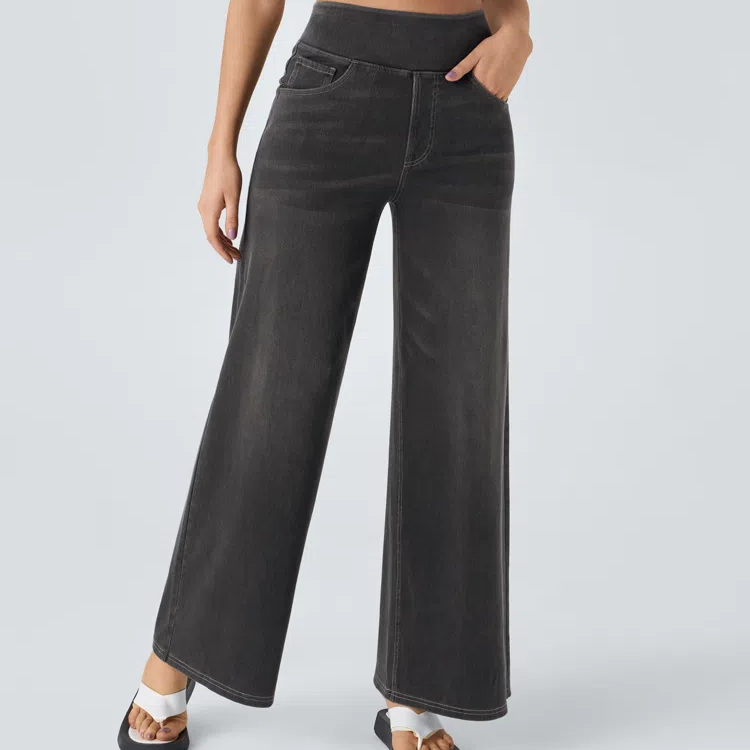 SOLÈNE™ - Relaxed Fit Wide-Leg Jeans