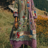Lara - Elegant Floral Print Dress