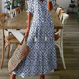 Lana - Figure-Flattering Boho Maxi Dress