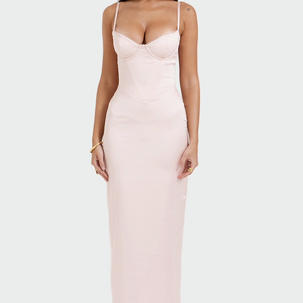 Katherine – Satin Dress