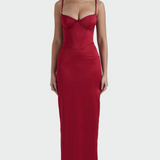 Katherine – Satin Dress
