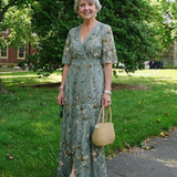 Diana - Floral V Neck Maxi Dress