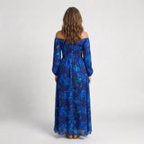 Aspen - Off Shoulder Floral Maxi Dress