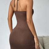 Kayla – Chocolate Mini Dress