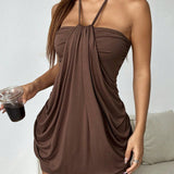 Kayla – Chocolate Mini Dress