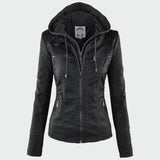 Gia - Leather Biker Jacket