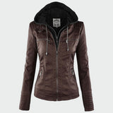 Gia - Leather Biker Jacket