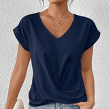 Luna | Tummy tucking V-neck top