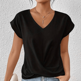 Luna | Tummy tucking V-neck top