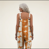 Placida | Dungarees with Retro Sun Print