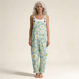 Gaudina | Dungarees with Fresh Daisy Print