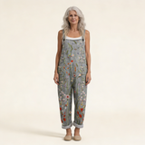 Anetta | Dungarees with Rural Floral Print
